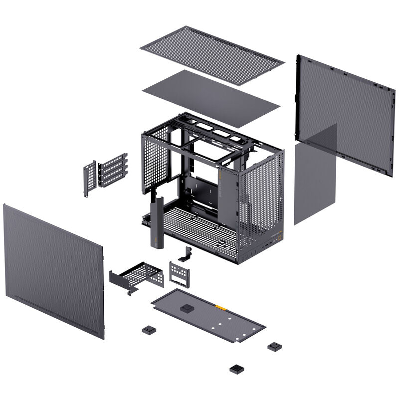Jonsbo D32 PRO Mesh kabinett mATX Back Connect svart - Jonsbo