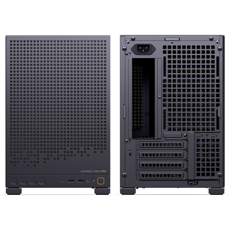 Jonsbo D32 PRO Mesh mATX kabinett Back Connect svart - Jonsbo