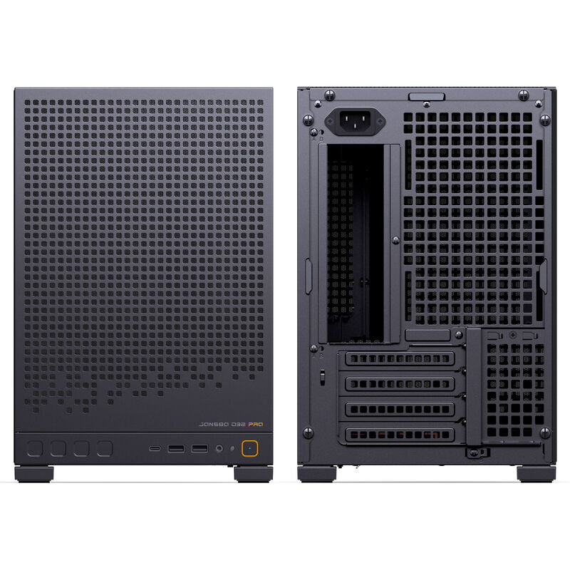 Jonsbo D32 PRO Mesh kabinett mATX Back Connect svart - Jonsbo