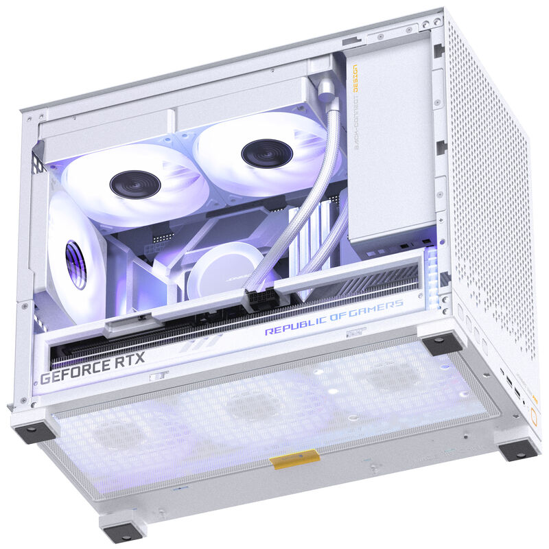 Jonsbo D32 PRO Mesh kabinett mATX Back Connect svart - Jonsbo