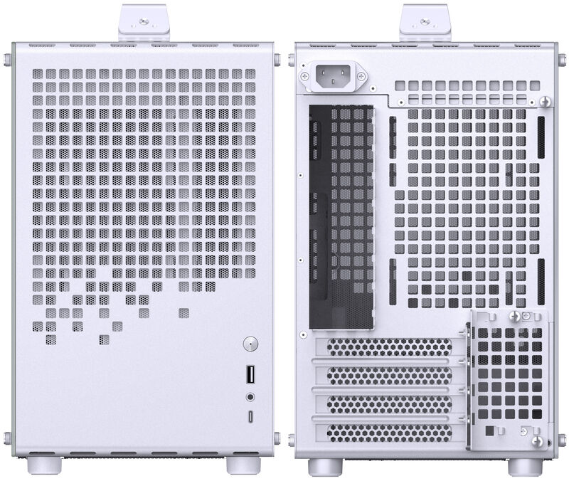 Jonsplus Z20 Mesh kabinett minitårn Micro-ATX med bærehåndtak - Jonsplus