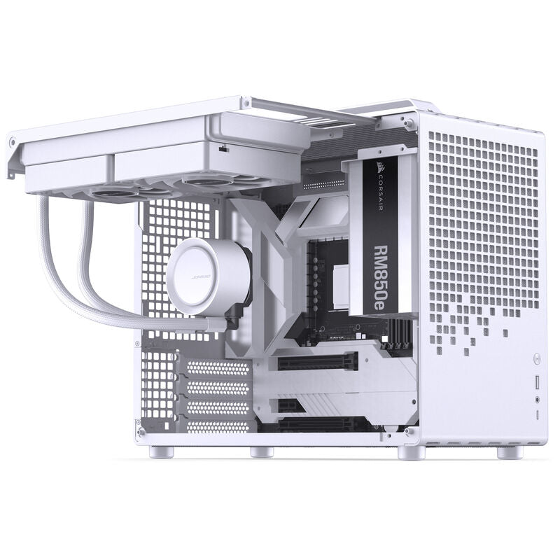 Jonsplus Z20 Mesh kabinett minitårn Micro-ATX med bærehåndtak - Jonsplus