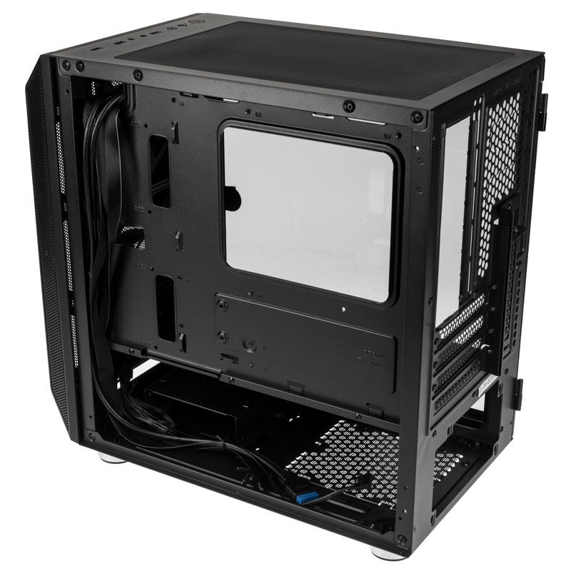 Kolink Citadel Mesh Micro-ATX kabinett herdet glass svart - Kolink