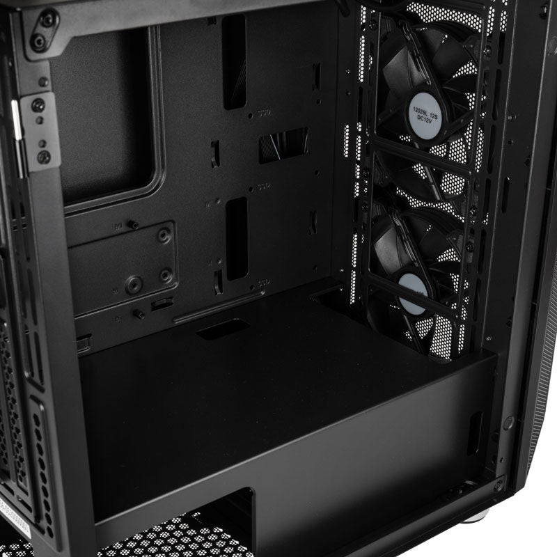 Kolink Citadel Mesh Micro-ATX kabinett herdet glass svart - Kolink