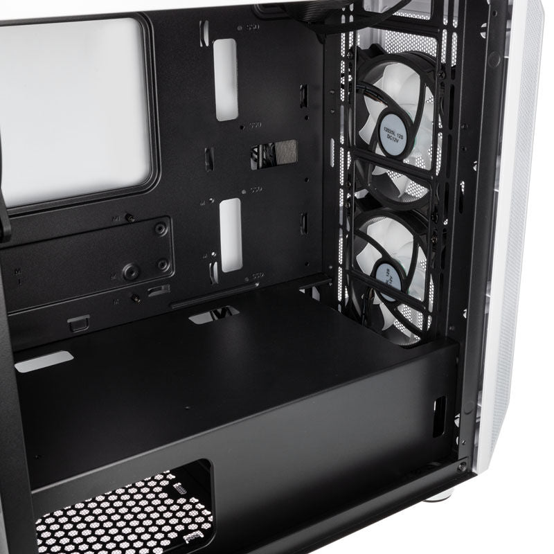 Kolink Citadel Mesh RGB kabinett Micro-ATX hvit - Kolink