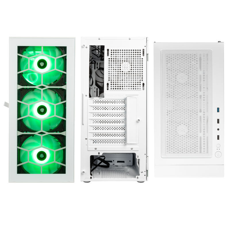 Kolink Observatory HF Glass ARGB kabinett midtårn ATX svart - Kolink