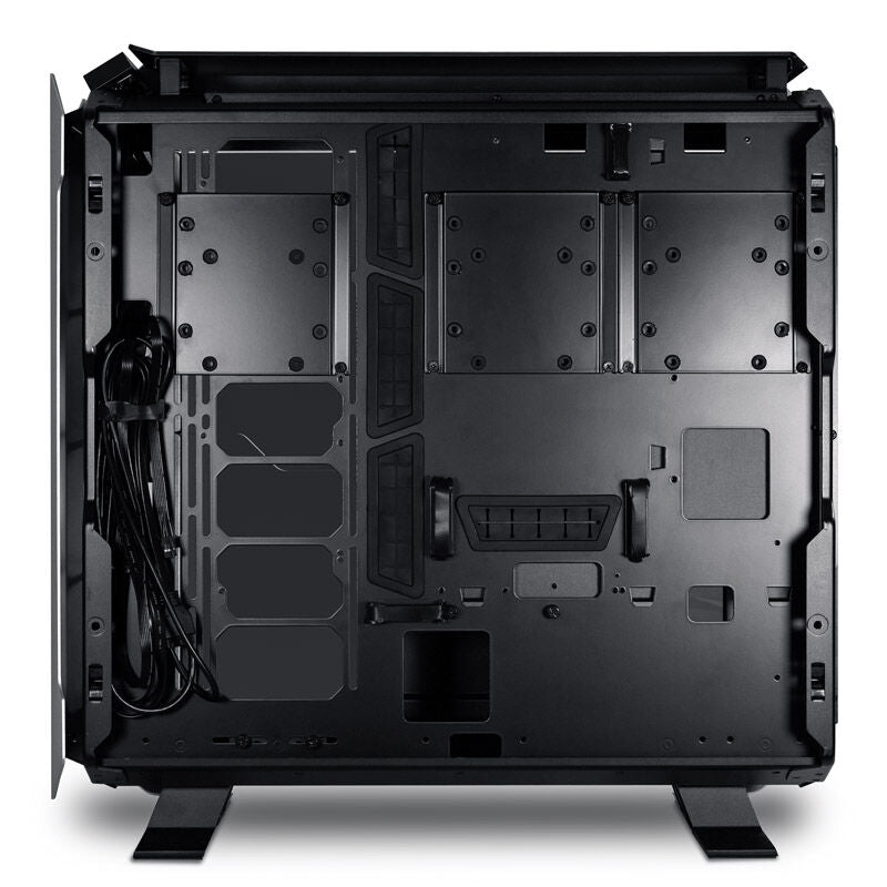Lian Li Odyssey X kabinett fulltårn E-ATX herdet glass sølv - Lian Li