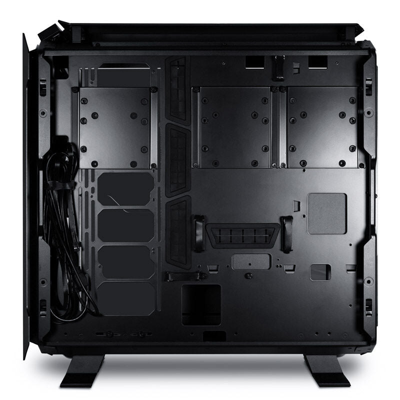 Lian Li Odyssey X kabinett fulltårn E-ATX herdet glass sølv - Lian Li