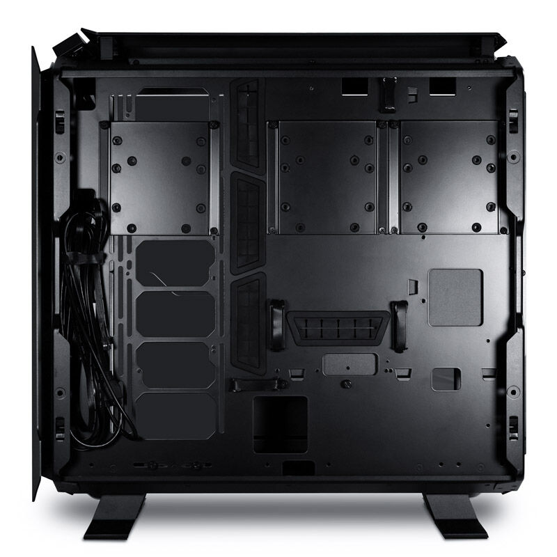 Lian Li Odyssey X kabinett fulltårn E-ATX herdet glass sølv - Lian Li