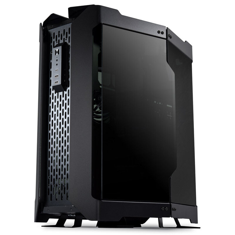 Lian Li Odyssey X kabinett fulltårn E-ATX herdet glass sølv - Lian Li