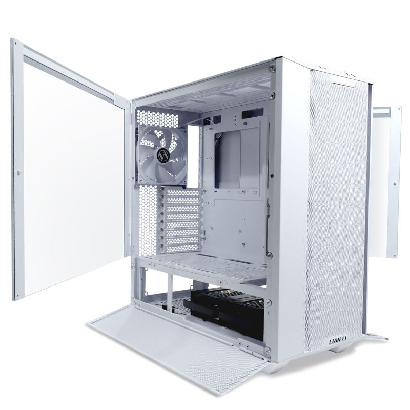 Lian Li LANCOOL III kabinett midtårn E-ATX herdet glass hvit - Lian Li