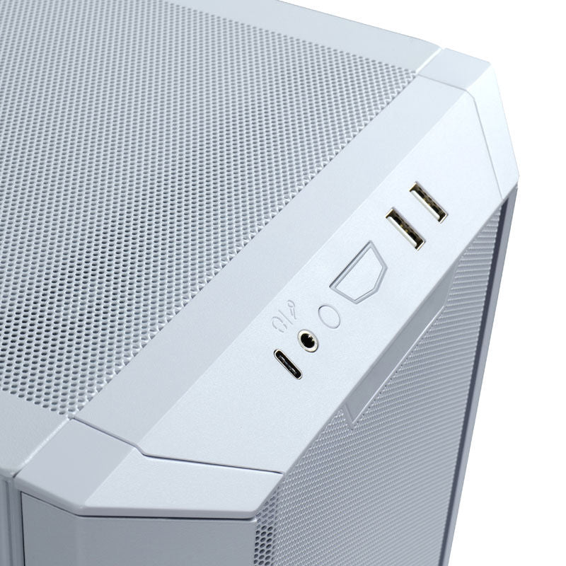 Lian Li LANCOOL III kabinett midtårn E-ATX herdet glass hvit - Lian Li