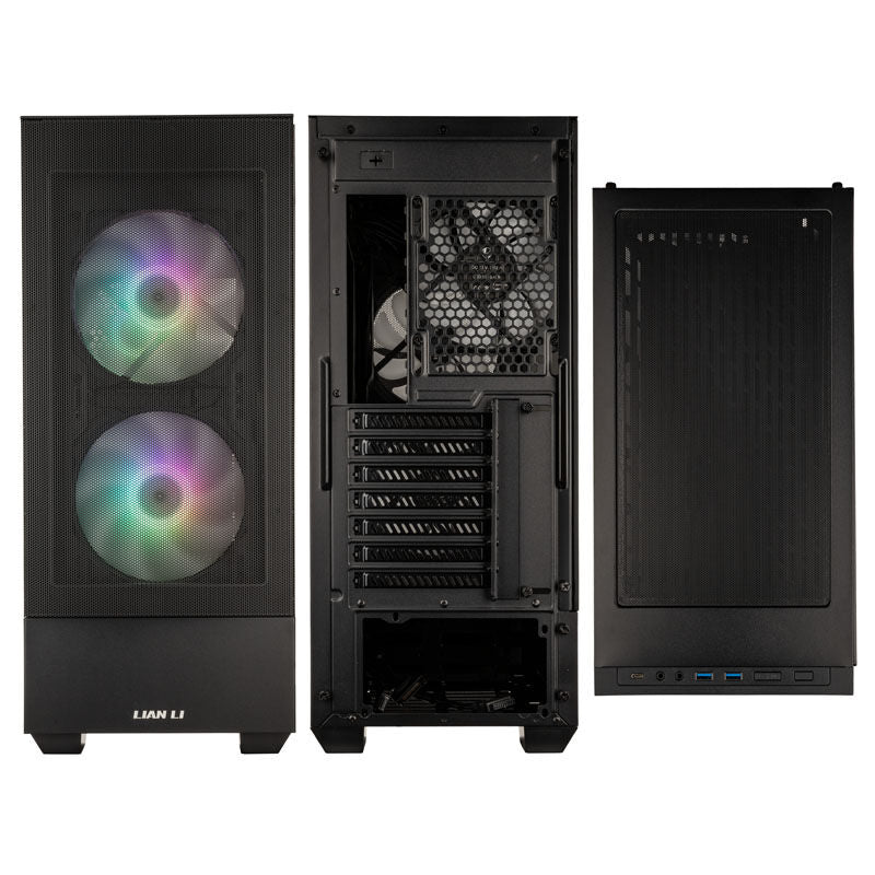 Lian Li LANCOOL 205 Mesh C kabinett midtårn ATX ARGB svart - Lian Li