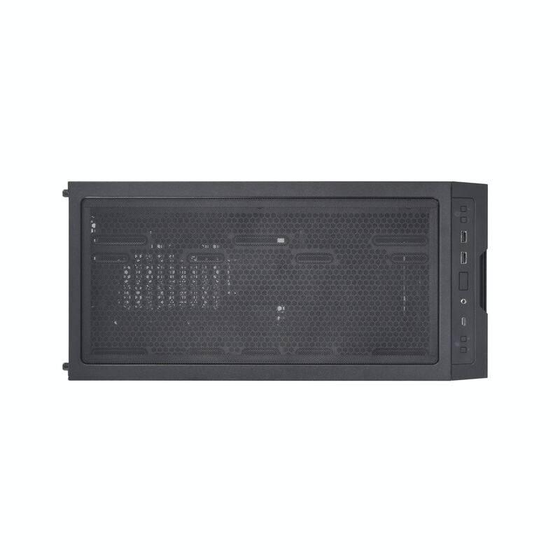 Lian Li LANCOOL 206 kabinett midtårn ATX herdet glass svart - Lian Li