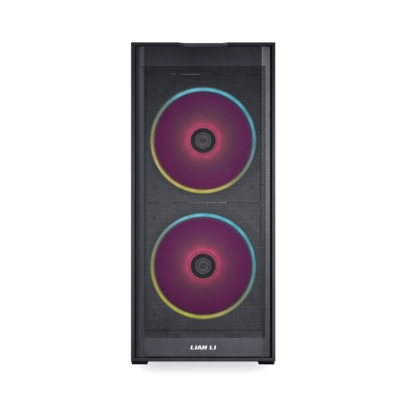 Lian Li LANCOOL 206 kabinett midtårn ATX herdet glass svart - Lian Li