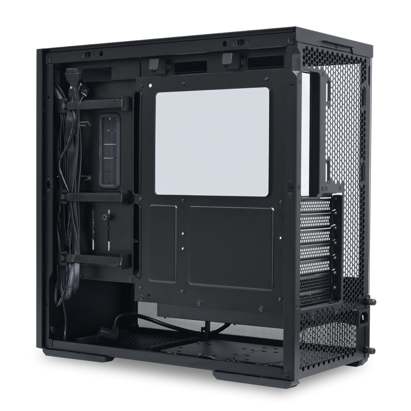 Lian Li LANCOOL 207 kabinett midtårn ATX herdet glass svart - Lian Li