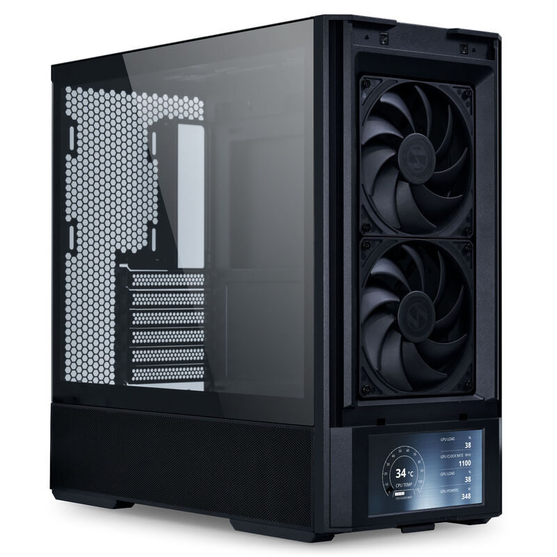 Lian Li LANCOOL 207 Digital kabinett midtårn ATX 6" skjerm - Lian Li