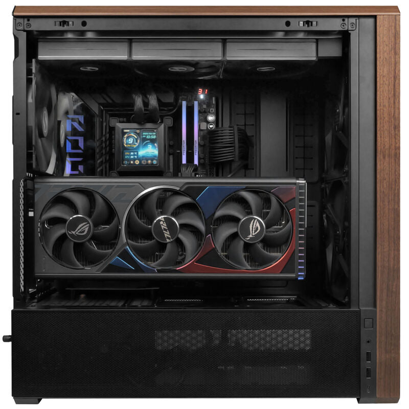 Lian Li Lancool 217 kabinett midtårn ATX herdet glass svart - Lian Li