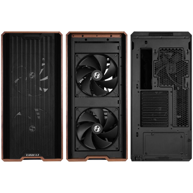 Lian Li Lancool 217 kabinett midtårn ATX herdet glass svart - Lian Li