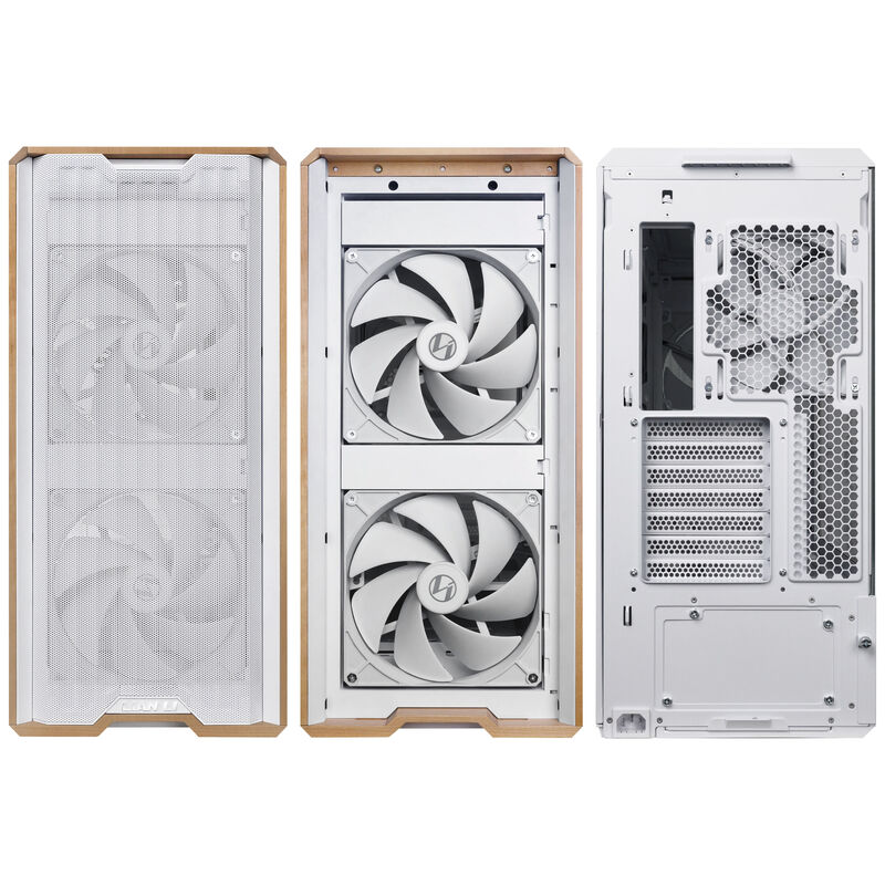 Lian Li Lancool 217 kabinett midtårn ATX herdet glass svart - Lian Li