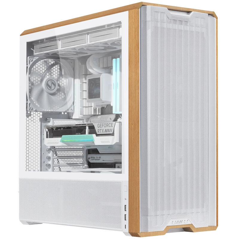 Lian Li Lancool 217 kabinett midtårn ATX herdet glass svart - Lian Li