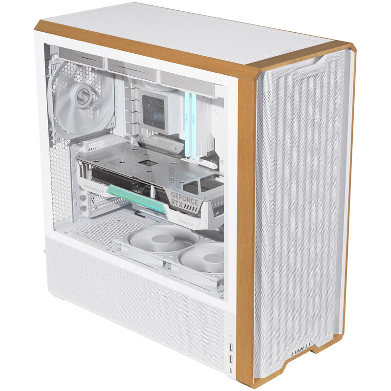 Lian Li Lancool 217 kabinett midtårn ATX herdet glass svart - Lian Li
