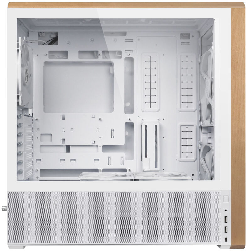 Lian Li Lancool 217 kabinett midtårn ATX herdet glass svart - Lian Li