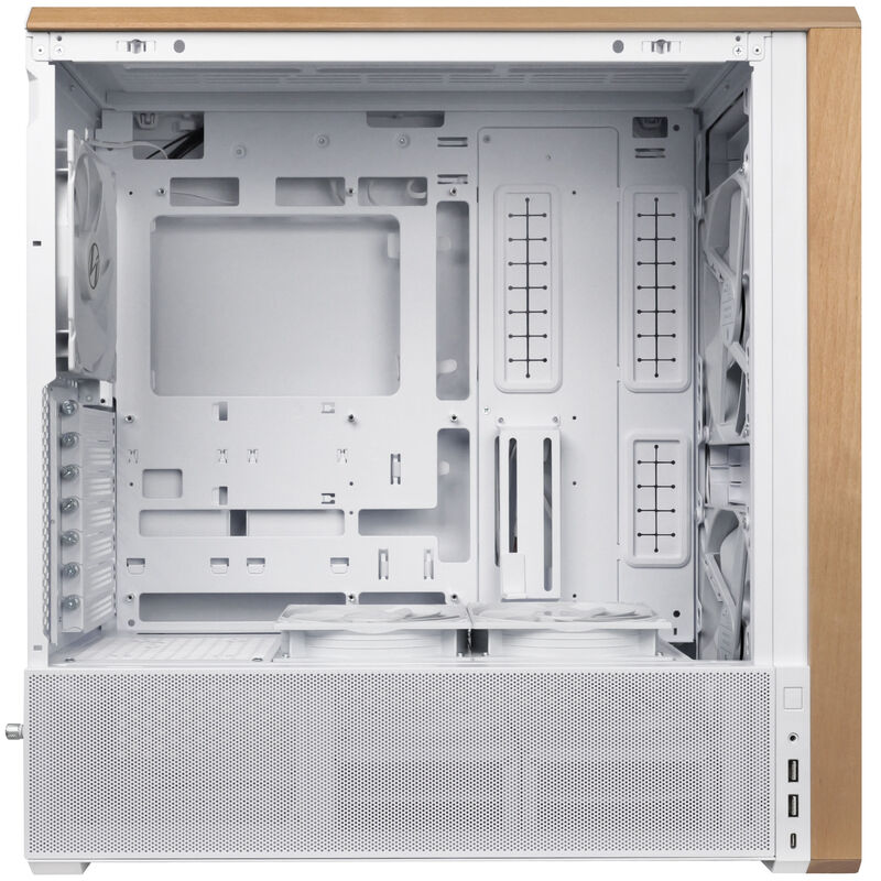 Lian Li Lancool 217 kabinett midtårn ATX herdet glass svart - Lian Li