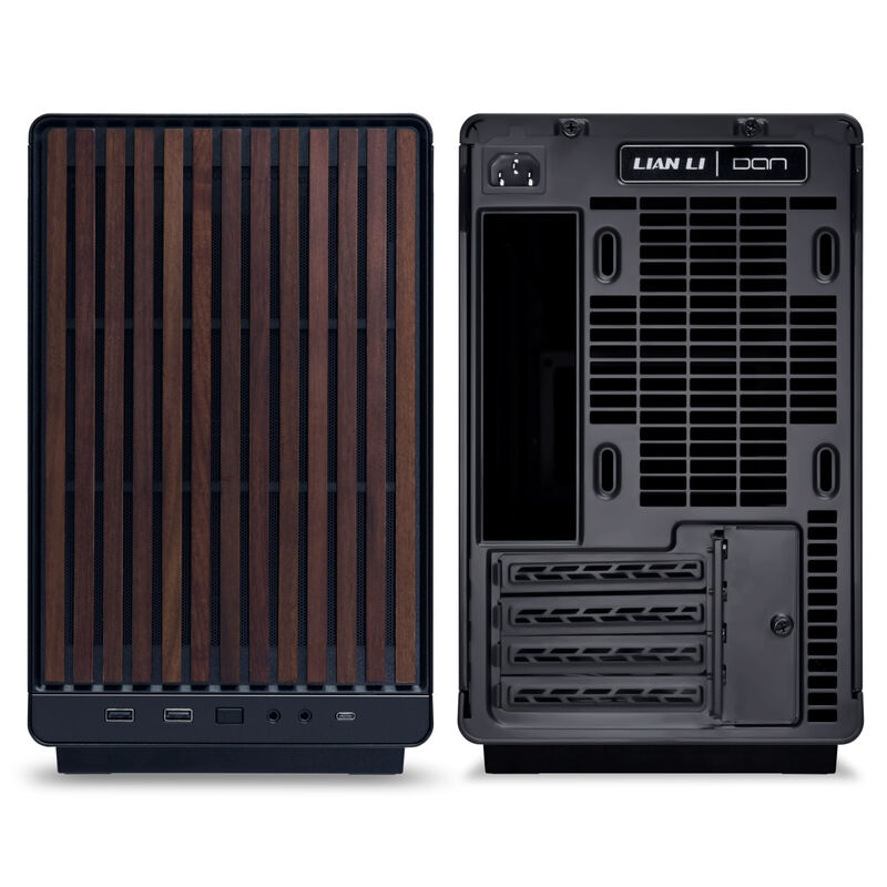 Lian Li DAN Cases A3-mATX Wood Edition kabinett herdet glass - Lian Li
