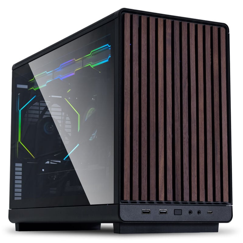 Lian Li DAN Cases A3-mATX Wood Edition kabinett herdet glass - Lian Li