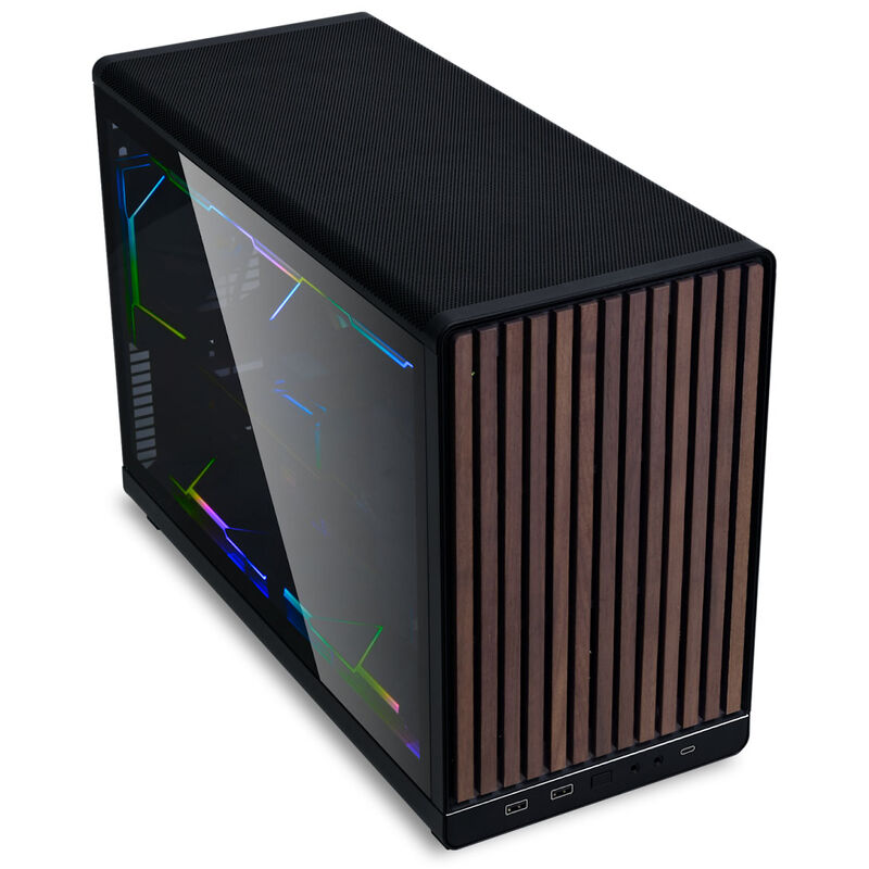 Lian Li DAN Cases A3-mATX Wood Edition kabinett herdet glass - Lian Li