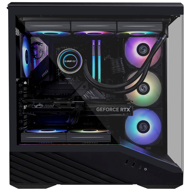 Lian Li Vector V100 kabinett midtårn ATX RGB herdet glass - Lian Li