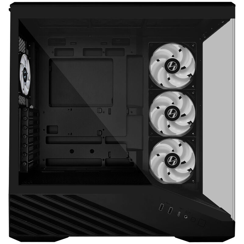 Lian Li Vector V100 kabinett midtårn ATX RGB herdet glass - Lian Li
