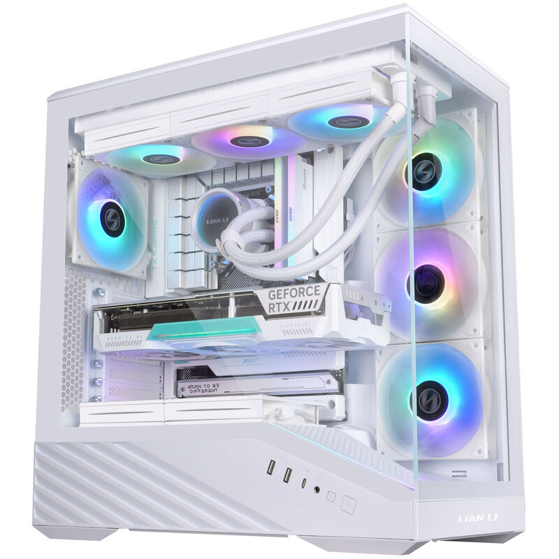 Lian Li Vector V100 kabinett midtårn ATX RGB herdet glass - Lian Li