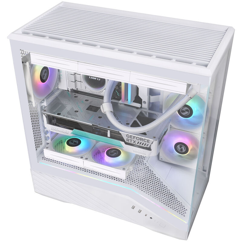 Lian Li Vector V100 kabinett midtårn ATX RGB herdet glass - Lian Li