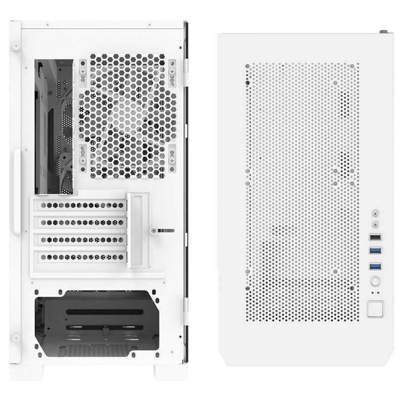 Montech AIR 100 ARGB kabinett Micro-ATX herdet glass svart - Montech