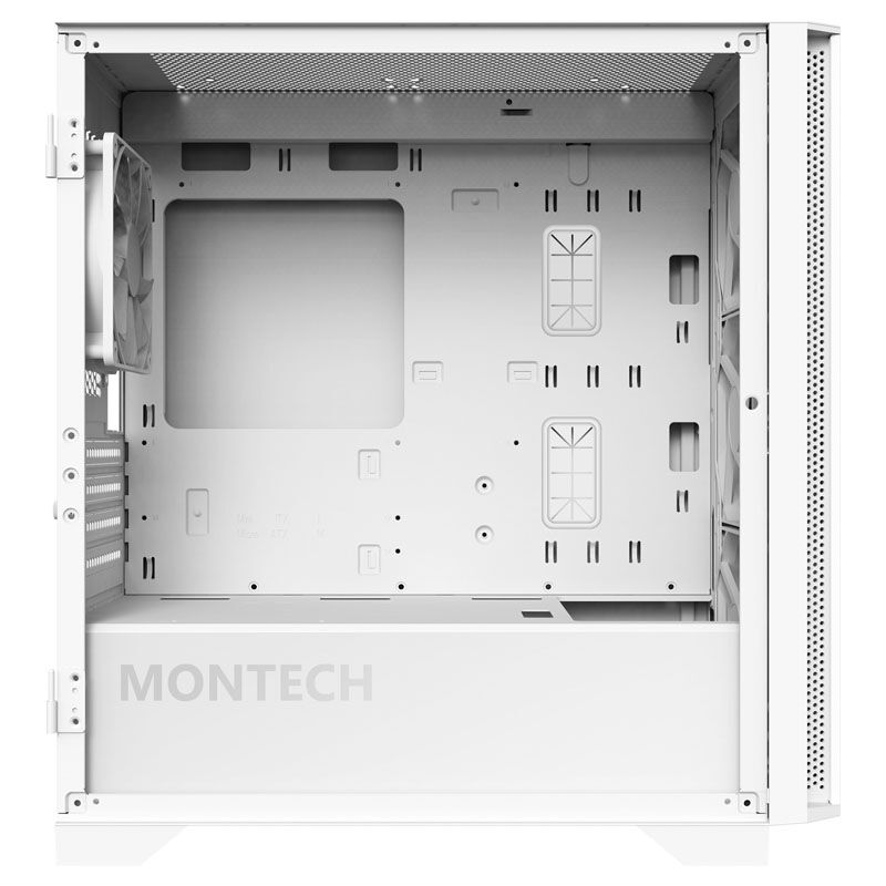 Montech AIR 100 ARGB kabinett Micro-ATX herdet glass svart - Montech