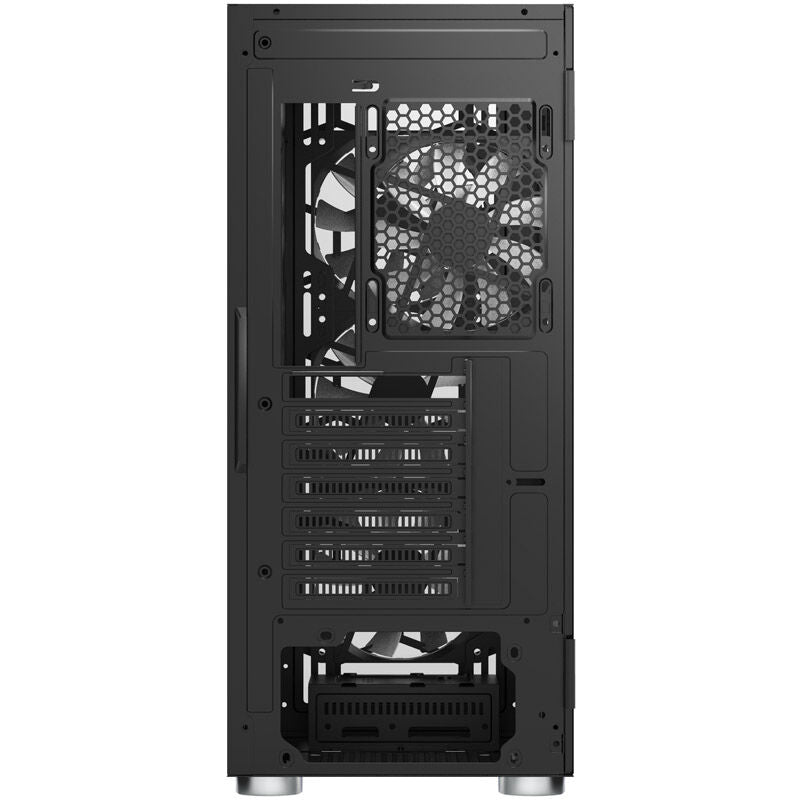 Montech X3 Mesh kabinett midtårn RGB herdet glass svart - Montech