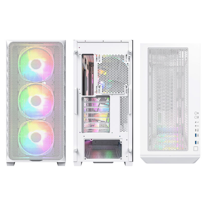 Montech AIR 903 MAX kabinett midtårn E-ATX ARGB herdet glass - Montech