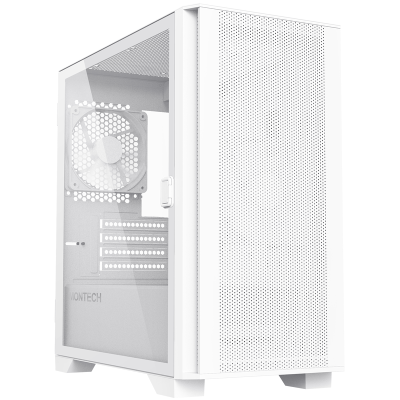 Montech AIR 100 LITE kabinett midtårn Micro-ATX herdet glass - Montech