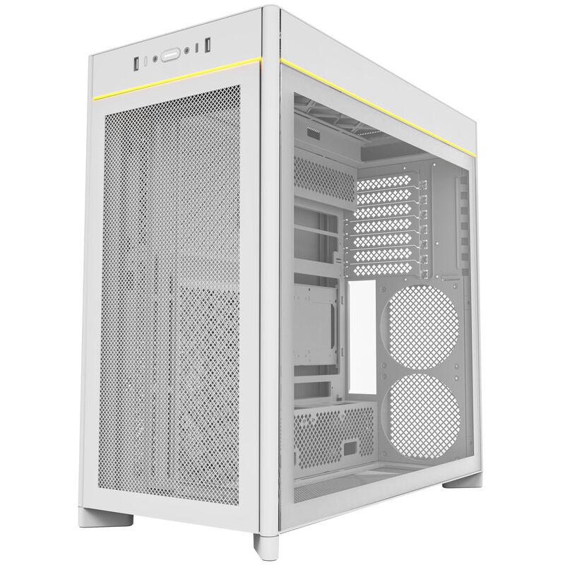 Montech HS01 kabinett midtårn ATX aRGB Back Connect svart - Montech