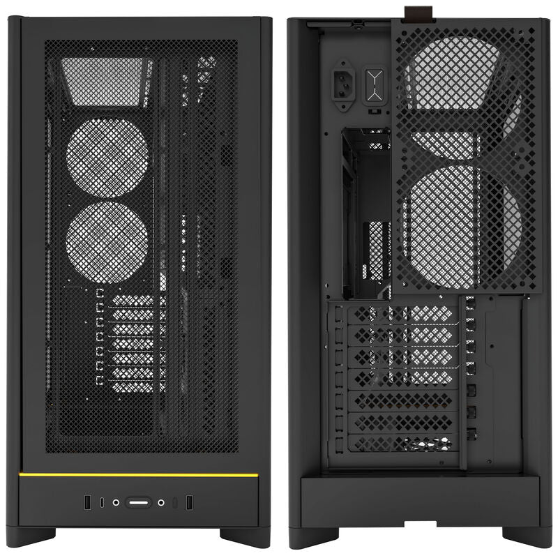 Montech HS01 PRO kabinett midtårn ATX ARGB herdet glass - Montech