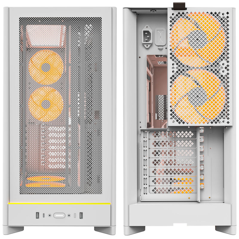 Montech HS01 PRO kabinett midtårn ATX ARGB herdet glass - Montech