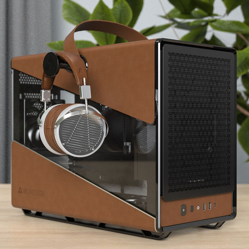 Montech HERITAGE PRO kabinett midtårn Micro-ATX hvit - Montech