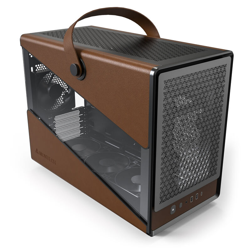 Montech HERITAGE PRO kabinett midtårn Micro-ATX hvit - Montech