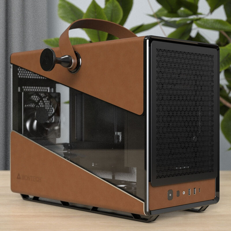 Montech HERITAGE PRO kabinett midtårn Micro-ATX hvit - Montech