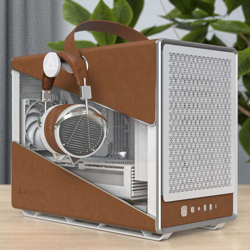 Montech HERITAGE PRO kabinett midtårn Micro-ATX hvit - Montech