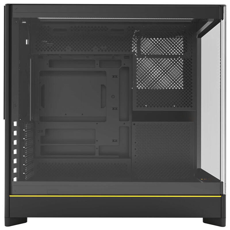 Montech HS02 kabinett midtårn ATX herdet glass ARGB svart - Montech