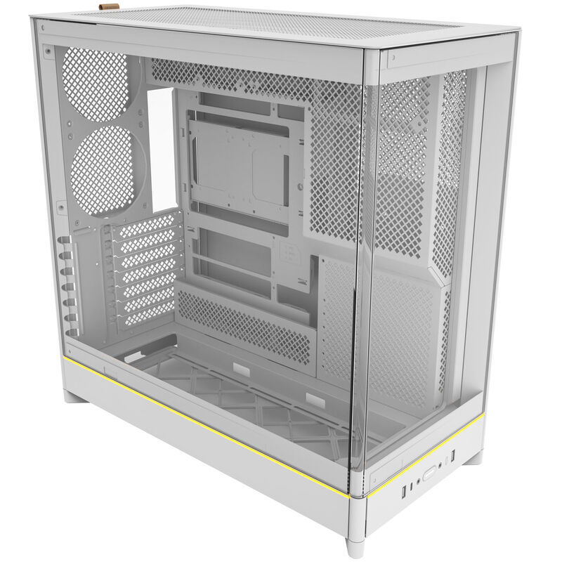 Montech HS02 kabinett midtårn ATX herdet glass ARGB svart - Montech