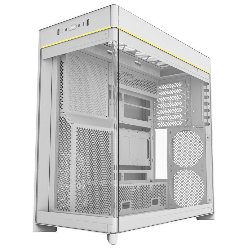 Montech HS02 kabinett midtårn ATX herdet glass ARGB svart - Montech